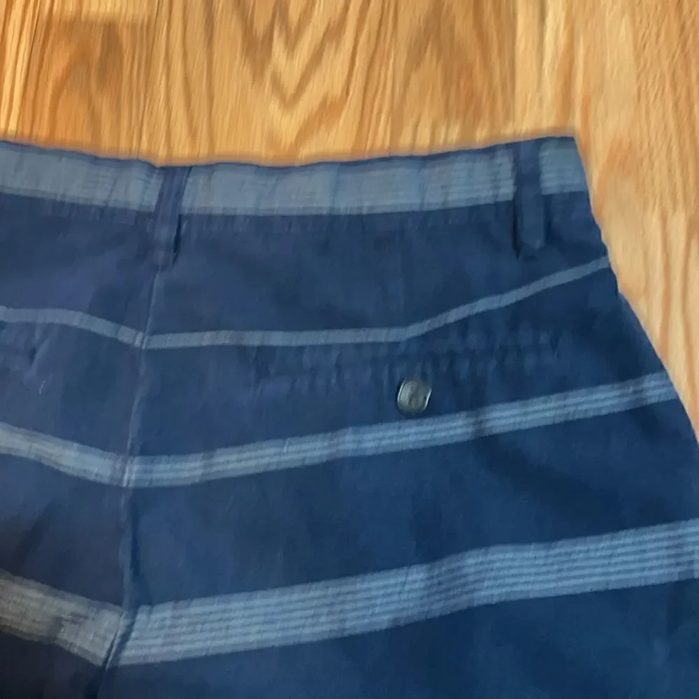 Banana Republic Emerson Short flat front navy